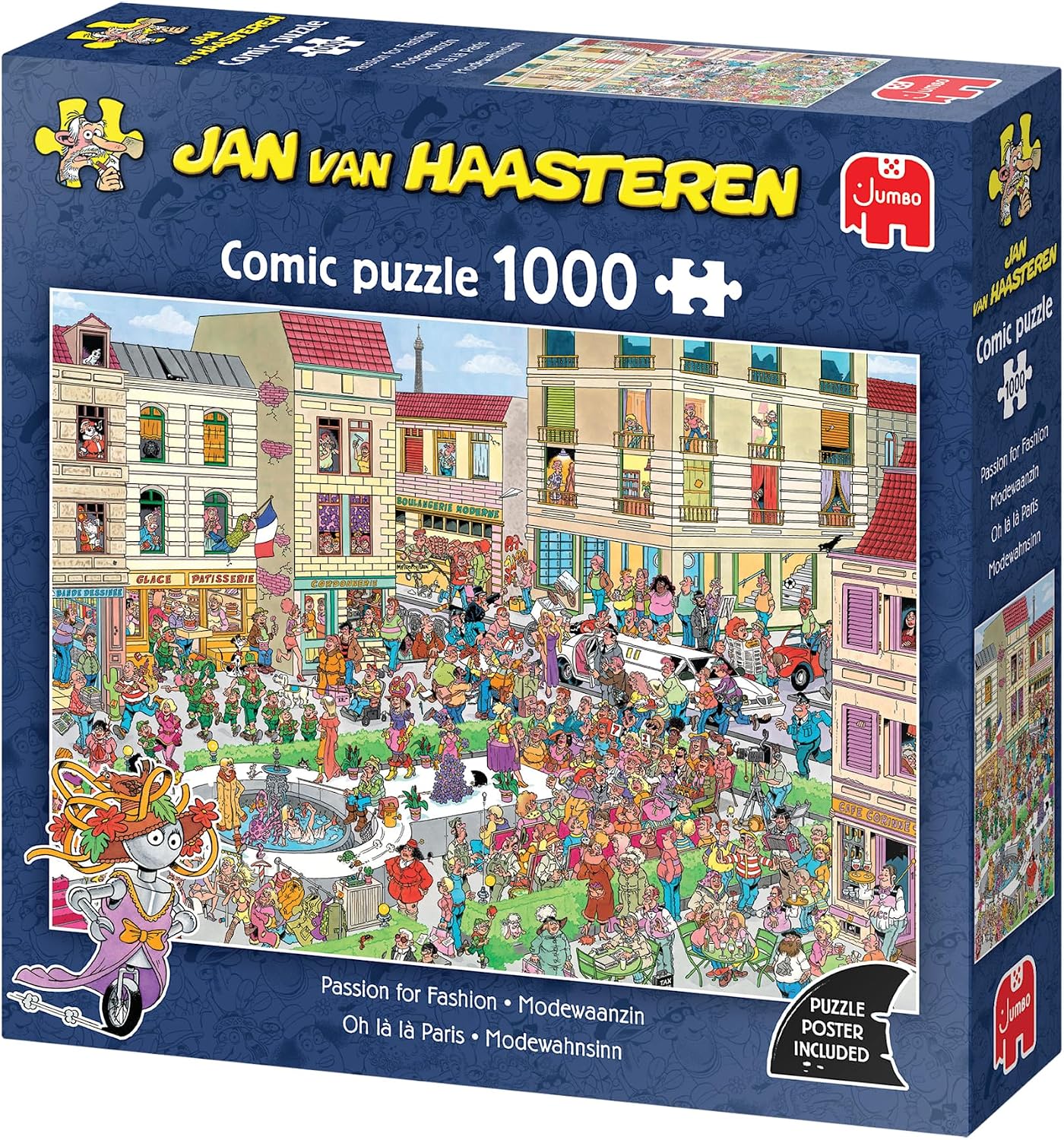 Puzzle: Modewahnsinn (Jan van Haasteren) (1000 Teile) 