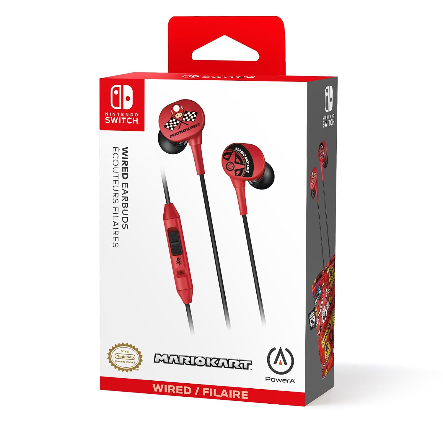 Switch Kopfh&ouml;rer Earbuds wired Mario Kart Motors 