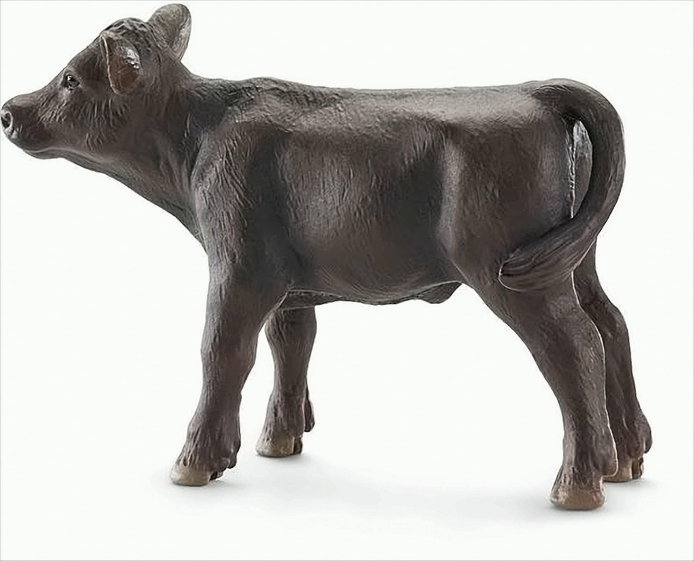 Schleich 13768 - Angus Kalb, Tier Spielfigur, schwarz 