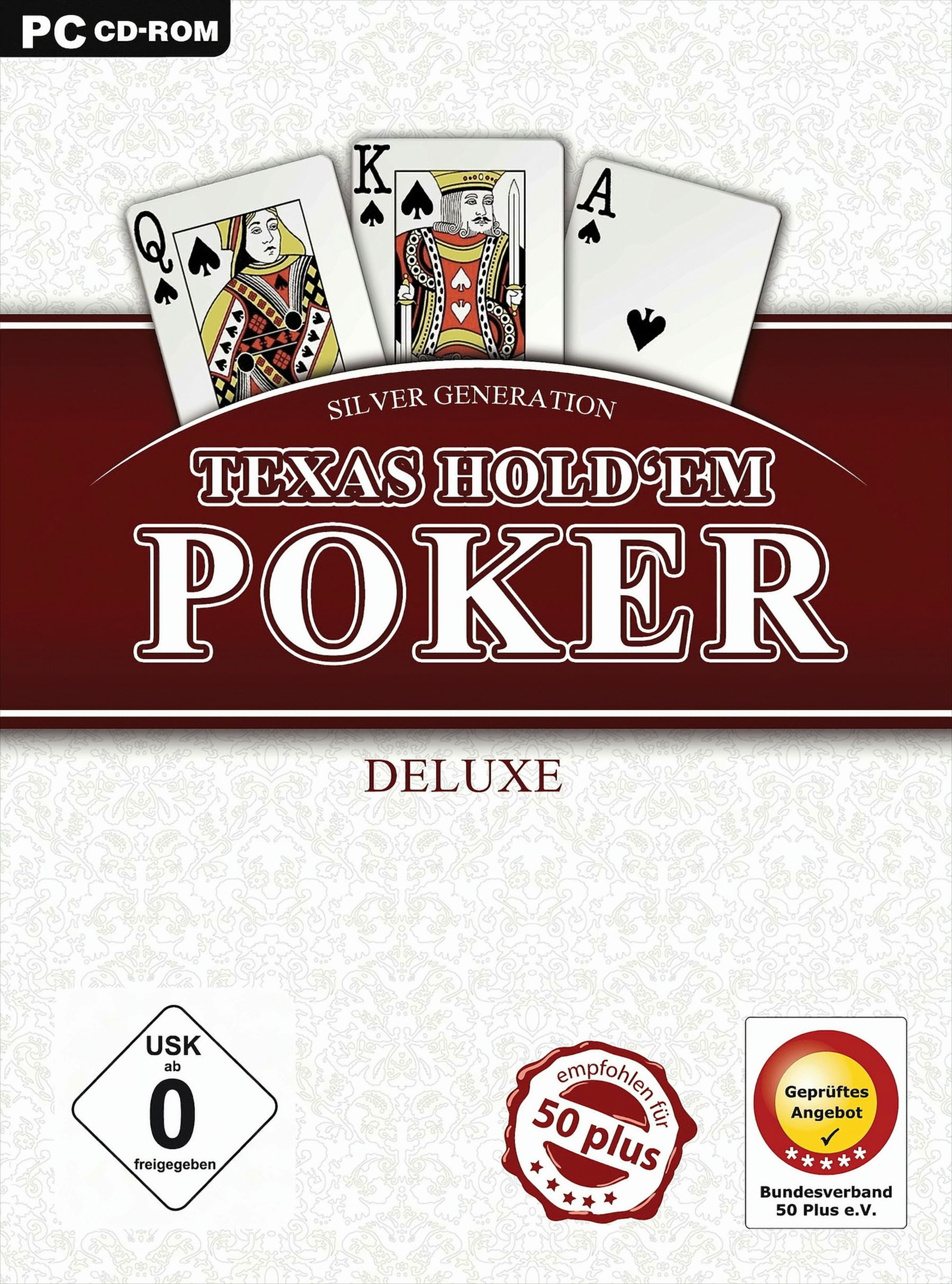 50+ Silver Generation Texas Hold Em' Poker Deluxe 