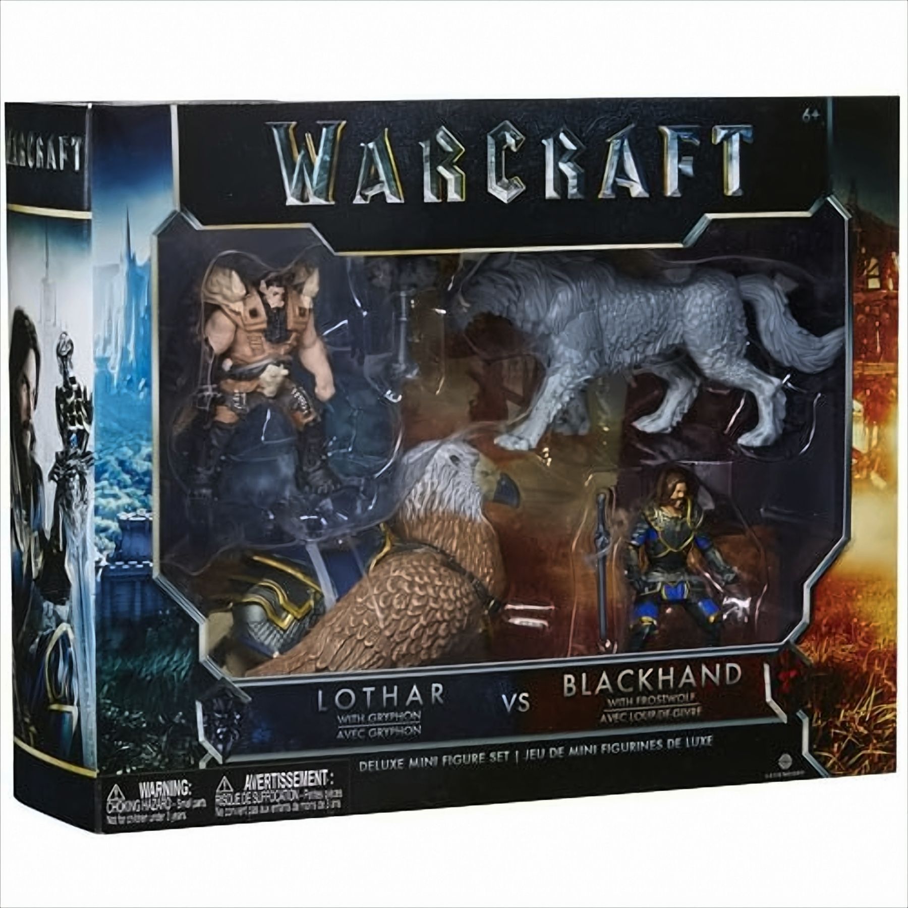 Warcraft 6 Figuren 6cm Battle in a Box Set Deluxe Lothar vs. Blackhand 