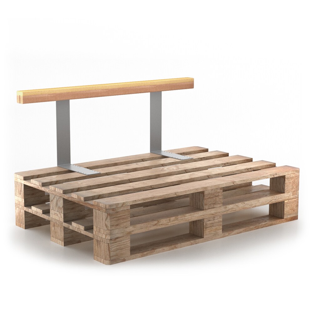 Holzlehne Lehne f&uuml;r Palettenkissen 110 cm R&uuml;ckenlehne Palettenlehne Seitenlehne Palettensofalehne 