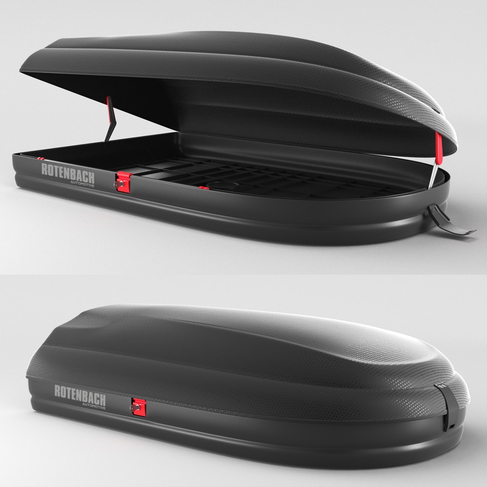 Dachbox Gep&auml;ckbox Gep&auml;ck Dachkoffer Auto Dach Box Autobox 320 L 