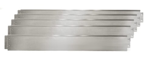 Rasenkante 5m 50m100x18cm verzinkt Beeteinfassung Beetumrandung Mähkante Metall Palisade
