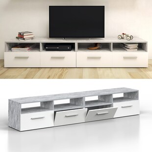 Vicco Lowboard Diego Fernsehschrank Sideboard TV Fernsehtisch  Beton 