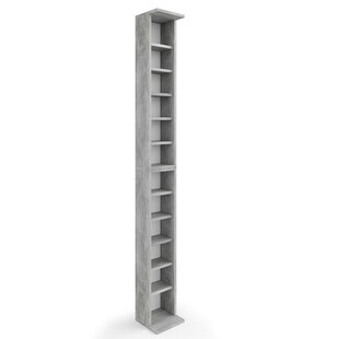 VICCO CD Regal DVD Ständer Beton Wandregal Hängeregal Bücherregal Büroregal 