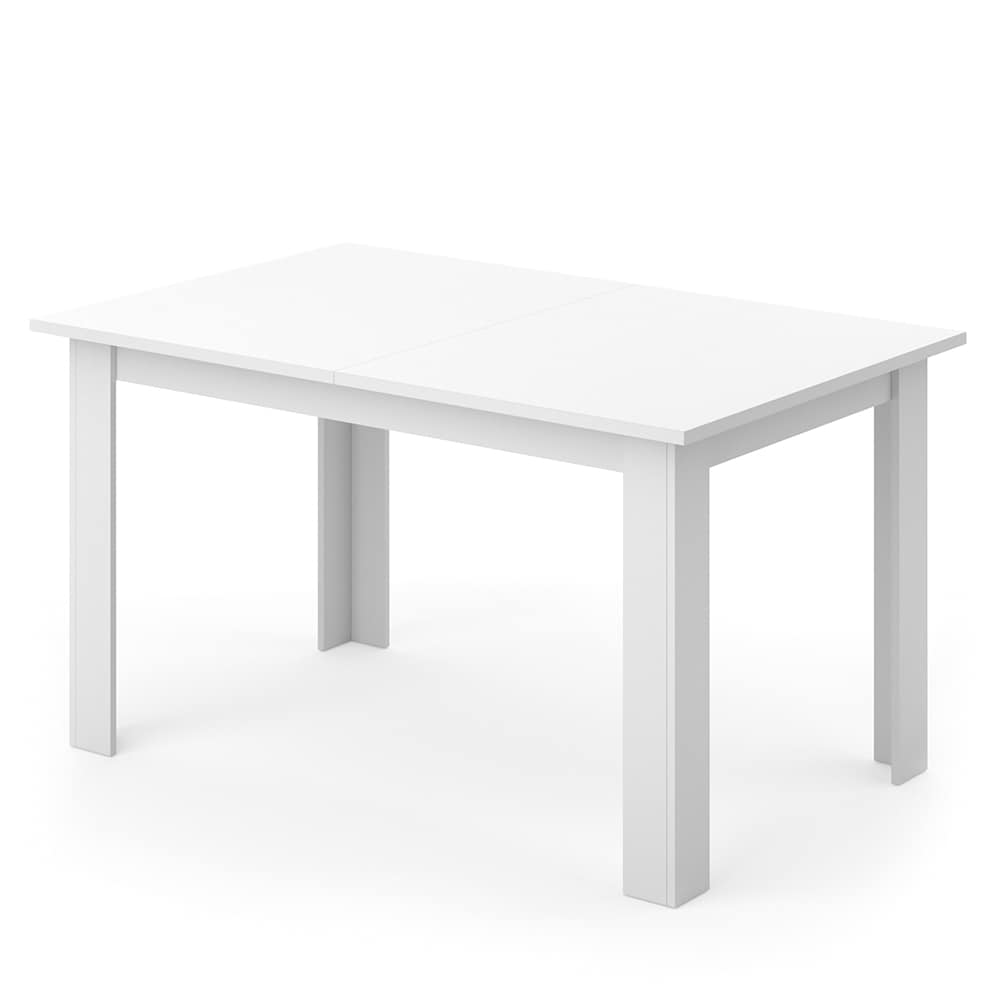 Vicco Esstisch Karlos Esszimmertisch Wohnzimmer K&uuml;chentisch 140cm Wei&szlig; 