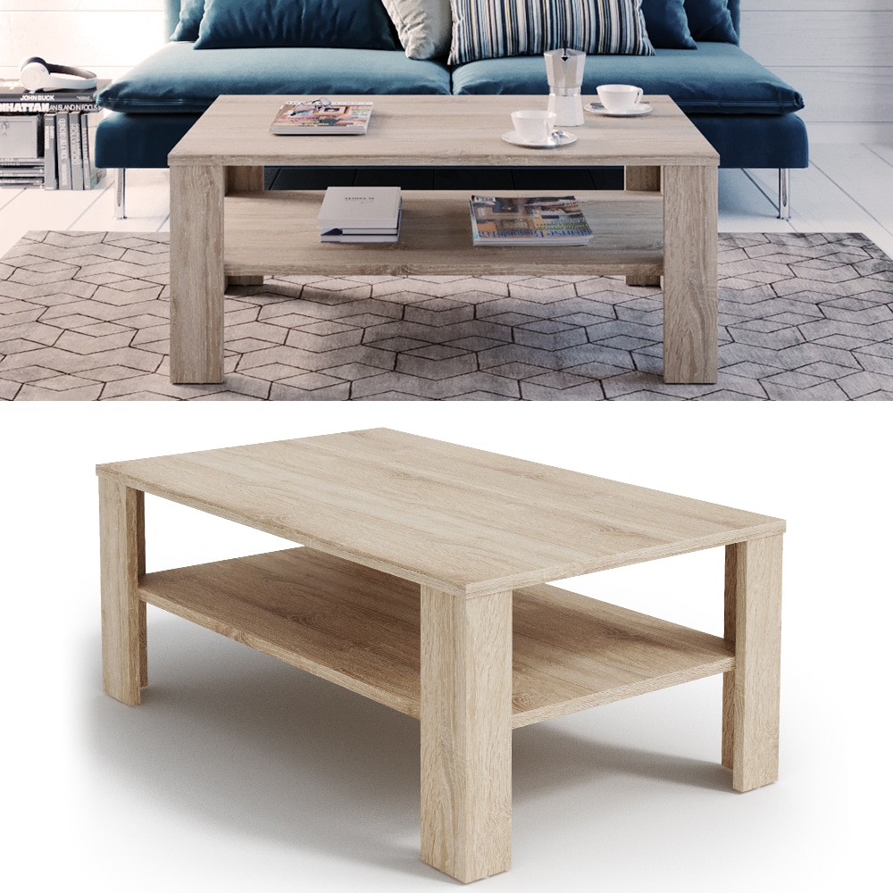 VICCO Couchtisch Sonoma Eiche Wohnzimmertisch Beistelltisch Holztisch bei Marktkauf online bestellen