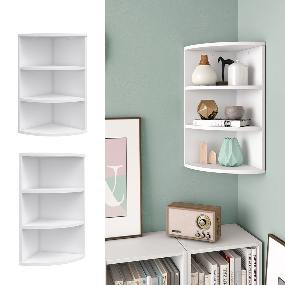 VICCO Eckregal ECKI 0,5 Winkelregal Küchenregal Badregal Standregal Regal 60cm