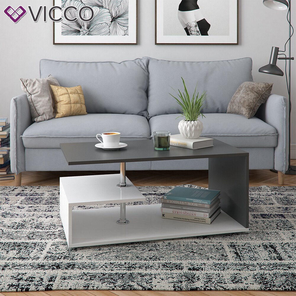 VICCO Couchtisch GUILLERMO - Wohnzimmertisch Sofatisch Tisch 4 Farbvarianten 