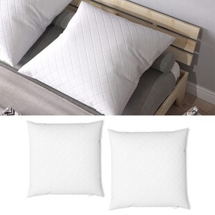 VitaliSpa Kopfkissen Microfaser Bettkissen für Allergiker geeignet Set 80x80 cm 
