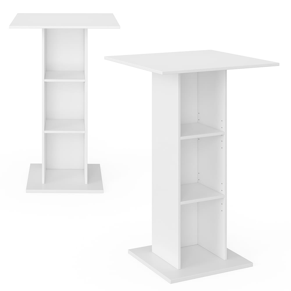 Vicco Bartisch Rodeo Bartresen Stehtisch Tisch Tresentisch Loungetisch Wei&szlig; 