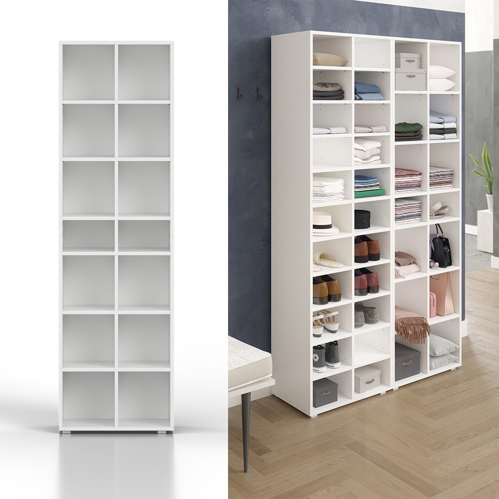 Kleiderregal Schrank Paris wei&szlig; 