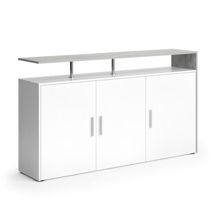 VICCO Sideboard AMATO Kommode Schrank Weiß Beton Fernsehschrank TV 