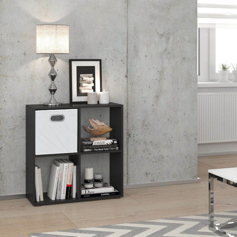 Vicco Raumteiler Levio, stehendes Bücherregal, Beton, 70 x 100 cm