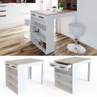 Vicco Bartisch Repose Stehtisch Loungetisch Tresentisch Tisch Küchentisch Regal 