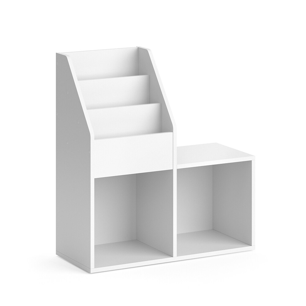 Vicco Kinderregal Luigi wei&szlig; mit Sitzbank Spielzeugablage Regal f&uuml;r Kinder Comic 