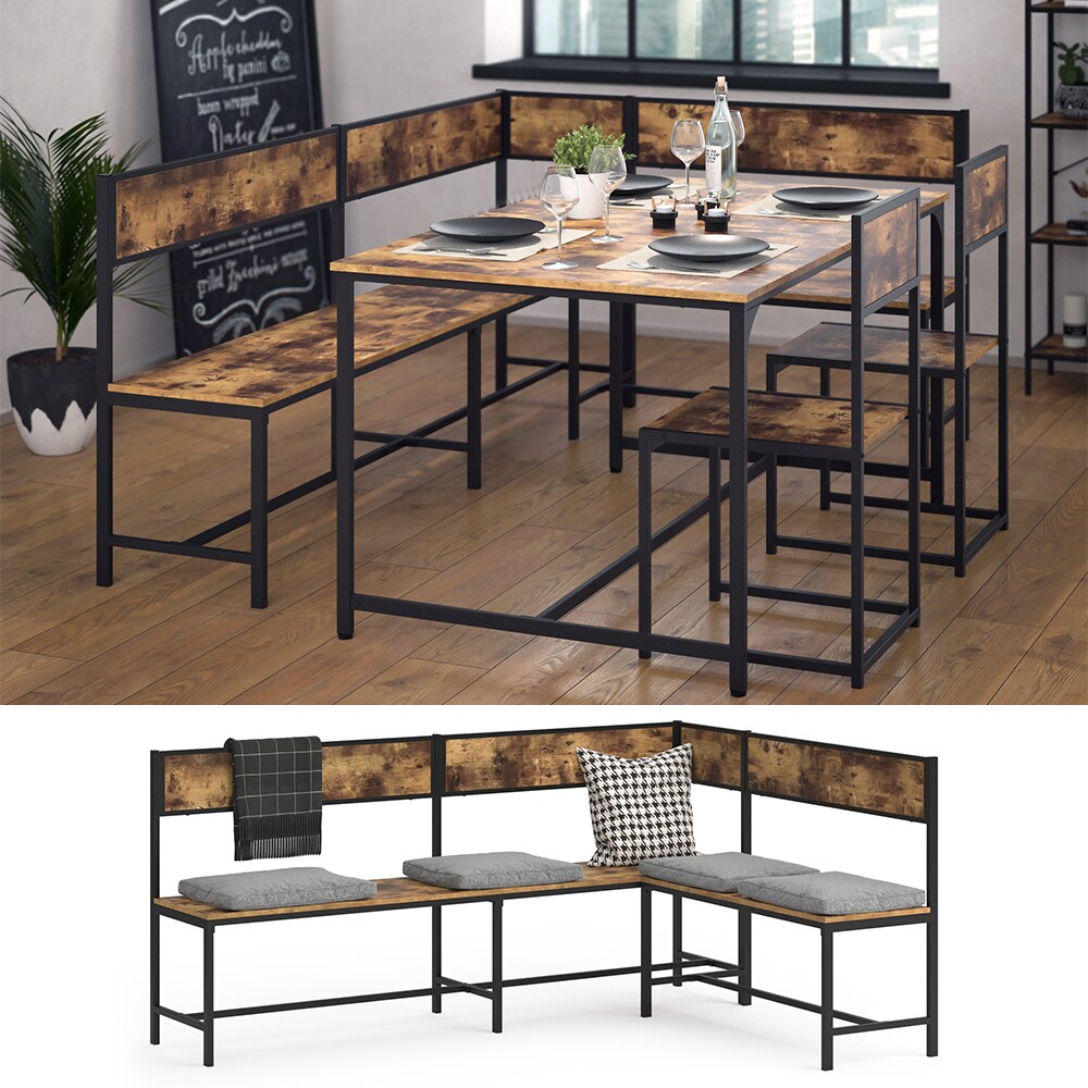 Vicco K&uuml;chenbank Eckbank Sitzbank Fyrk 195x142cm Eckbankgruppe Sitzgruppe Bank 