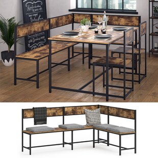 Vicco Küchenbank Eckbank Sitzbank Fyrk 195x142cm Eckbankgruppe Sitzgruppe Bank 