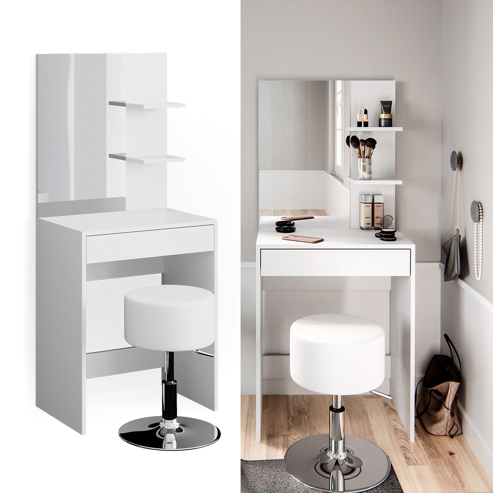 Vicco Schminktisch Frisiertisch Schminkkommode Isabelle + Hocker Frisierkommode 
