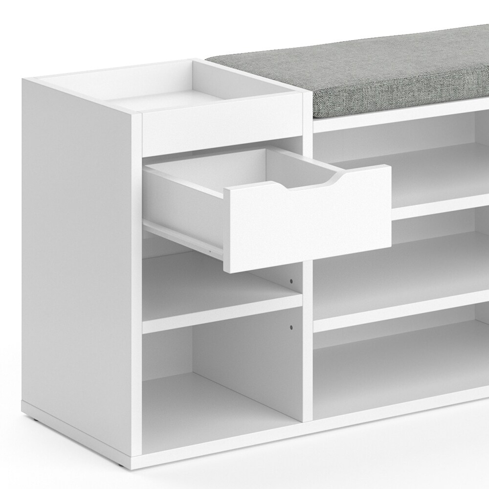 Vicco Schuhbank Schuhschrank Schuhregal Eleon Sitzbank mit Sitzkissen 7 Fächer bei Marktkauf online bestellen