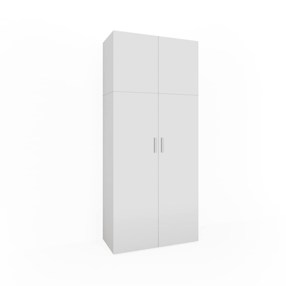 Vicco Schrank Ingo wei&szlig; - 2 T&uuml;ren Universal Mehrzweckschrank Putzschrchrank 