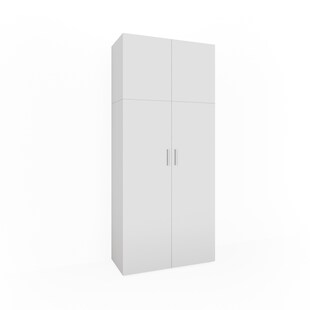 Vicco Schrank Ingo weiß - 2 Türen Universal Mehrzweckschrank Putzschrchrank 