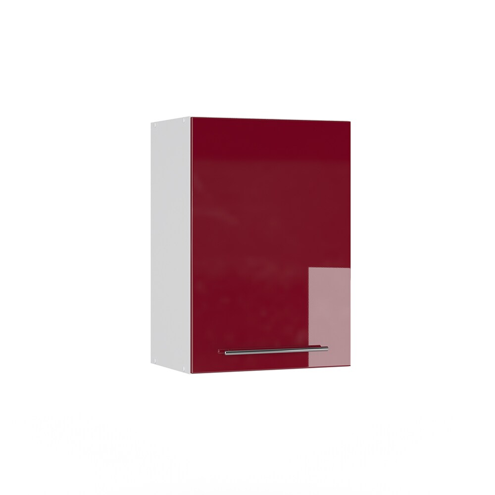 VICCO H&auml;ngeschrank 50 cm Bordeaux Hochglanz K&uuml;chenschrank H&auml;ngeschrank K&uuml;chenzeile Fame-Line 