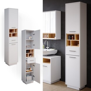 Vicco Badschrank Hochschrank Badezimmerschrank Beatrice Badregal Badmöbel Regal 