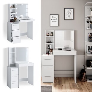 Vicco Schminktisch Frisiertisch Schminkkommode Meryl Frisierkommode Kommode 