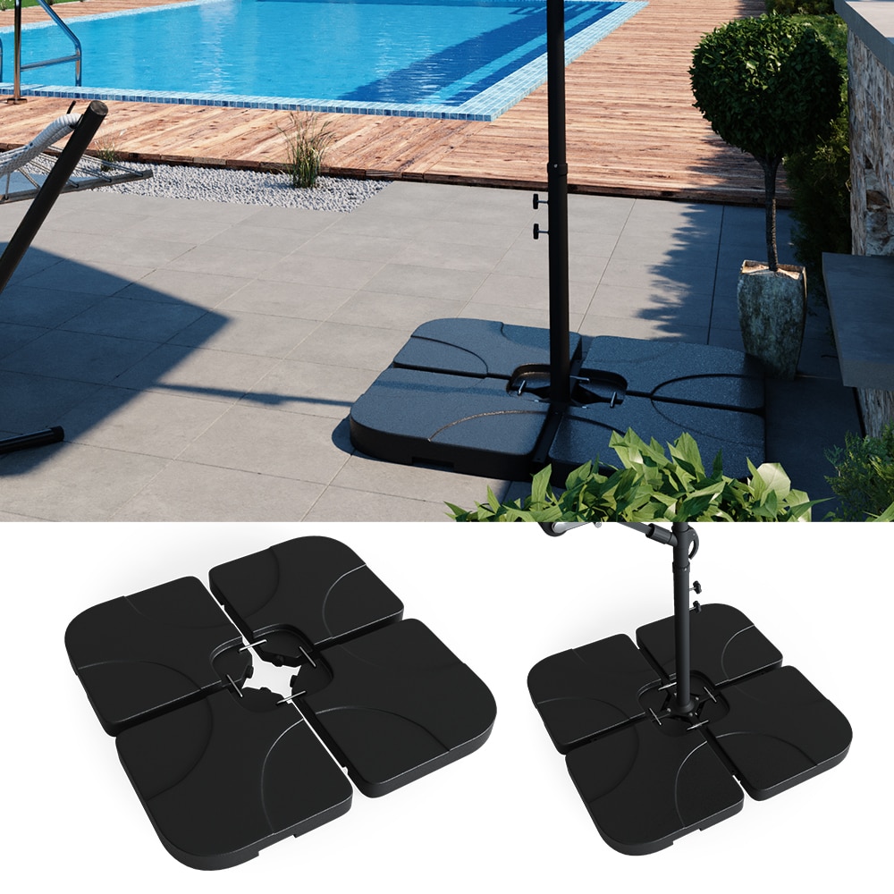 Schirmst&auml;nder Sonnenschirmst&auml;nder Schirmgewicht bef&uuml;llbar bis 130 kg Kunststoff 