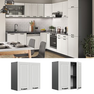 Vicco Hängeschrank 60 cm Anthrazit Küchenschrank Hängeschrank Küchenzeile R-Line 