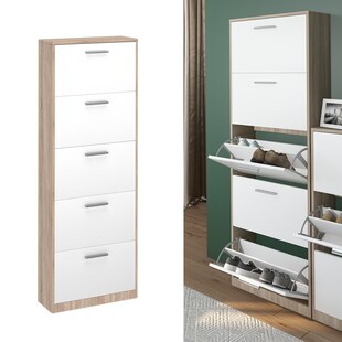 Vicco Schuhschrank Kipper Schuhkipper Gizmo Schuhkommode 5 Fächer Schuhe Schrank 