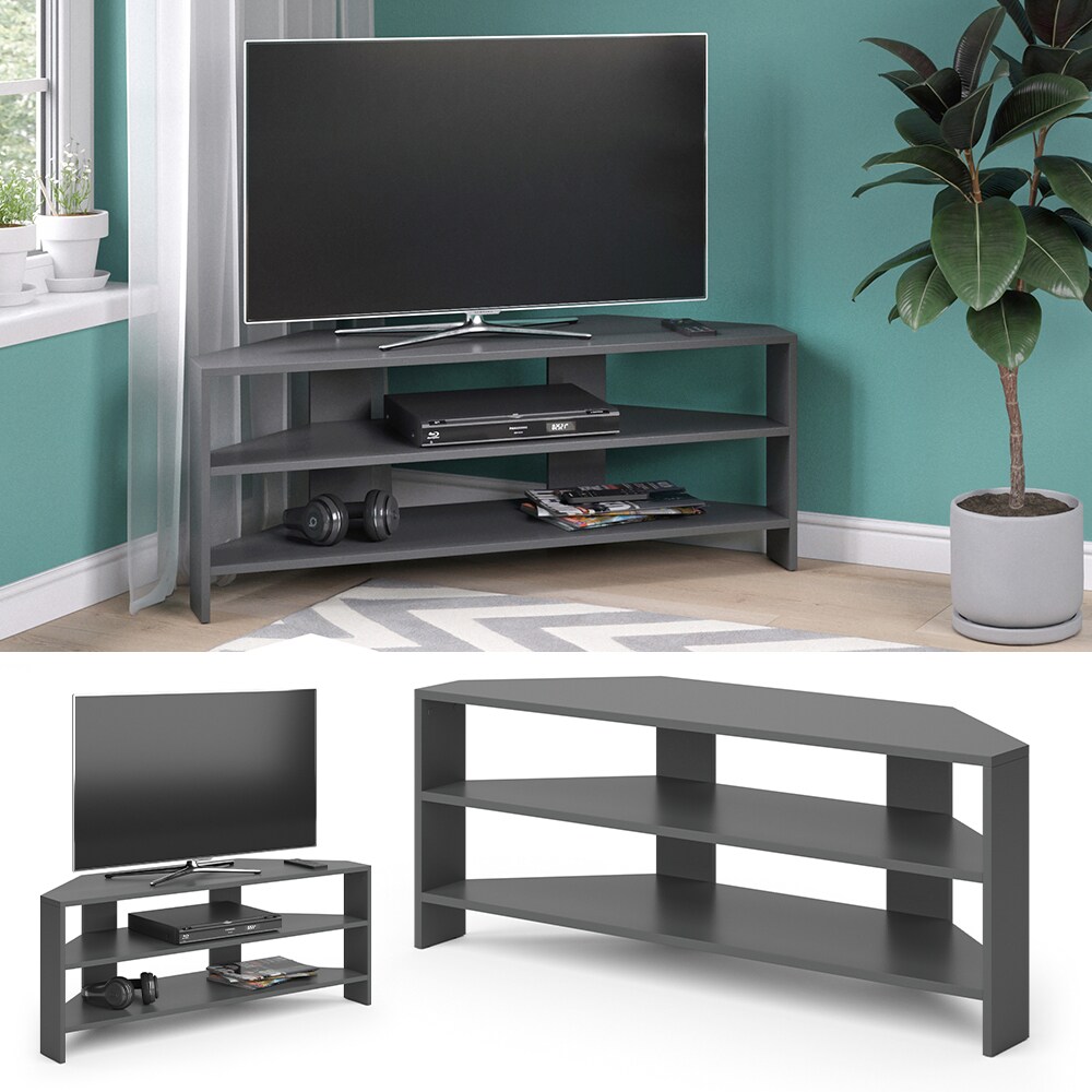 Vicco Lowboard Fernsehschrank Sideboard Pit TV-Fernsehtisch Anthrazit Ablage 