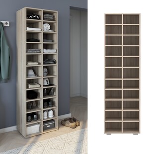 Vicco Schuhregal Schuhständer Schuhaufbewahrung Paris Sonoma 7 Fächer Ablage 