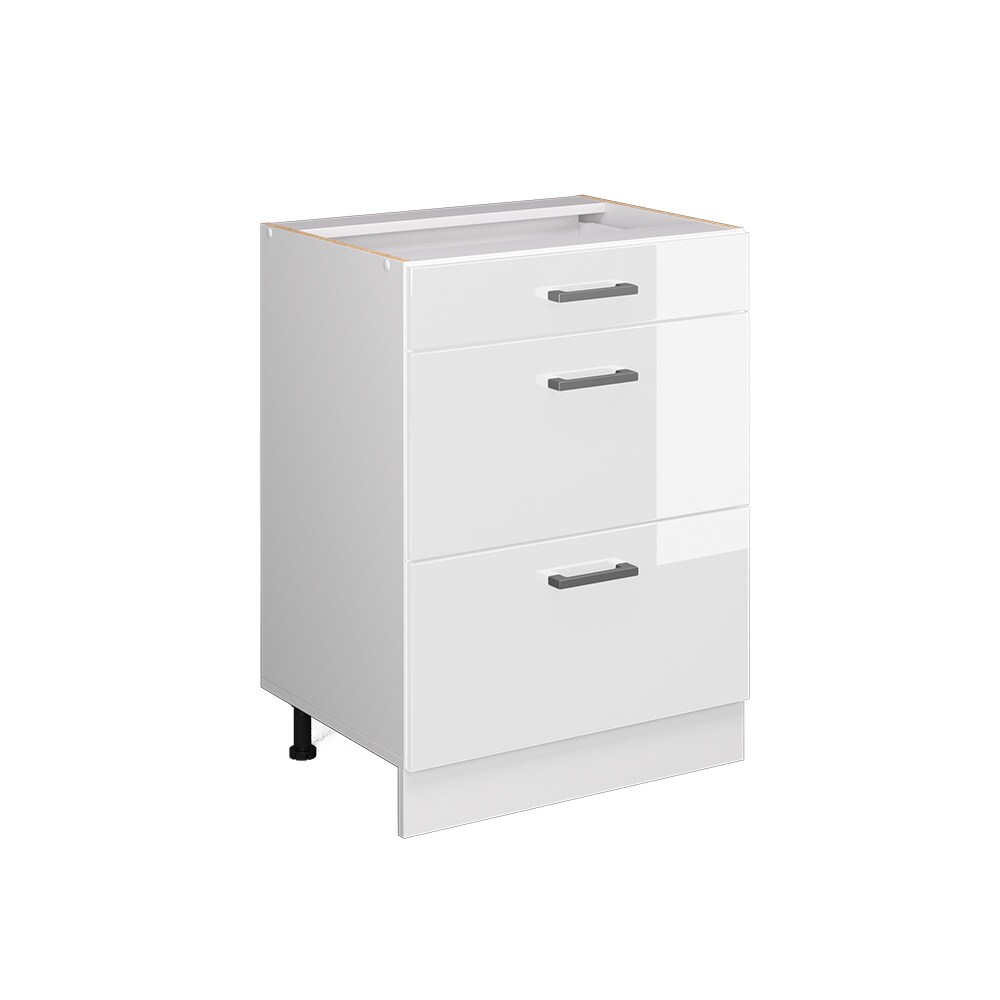 Vicco Schubladenunterschrank K&uuml;chenschrank K&uuml;chenzeile R-Line 60 cm Wei&szlig; Schublade 