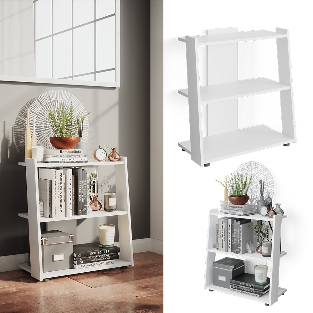 Riess Ambiente Industrial Bücherregal Slim LINE 185 Cm – Esche Schwarz Mit 6 Böden