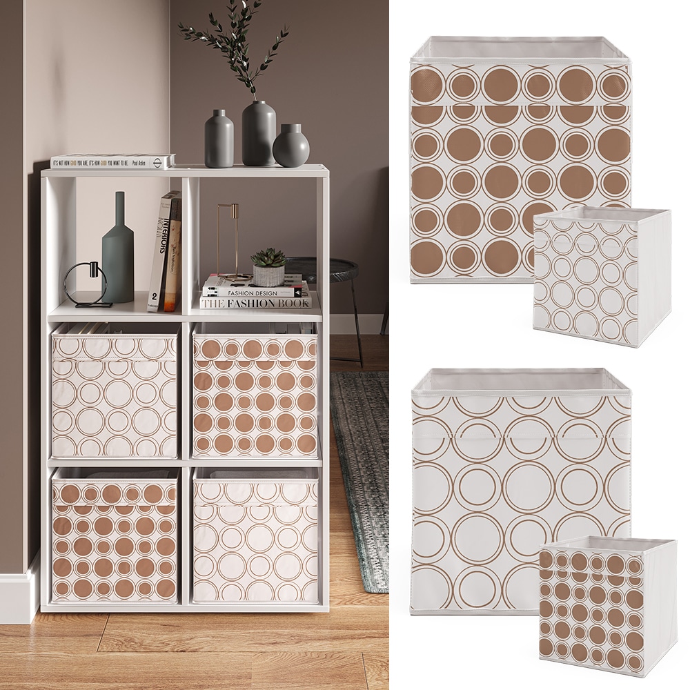 Vicco Raumteiler W&uuml;rfelregal Standregal Wei&szlig; Faltbox Wohnzimmer Regal 70x110 cm modern Ablage 6 F&auml;cher Dekoregal Ordnerregal Aufbewahrung 