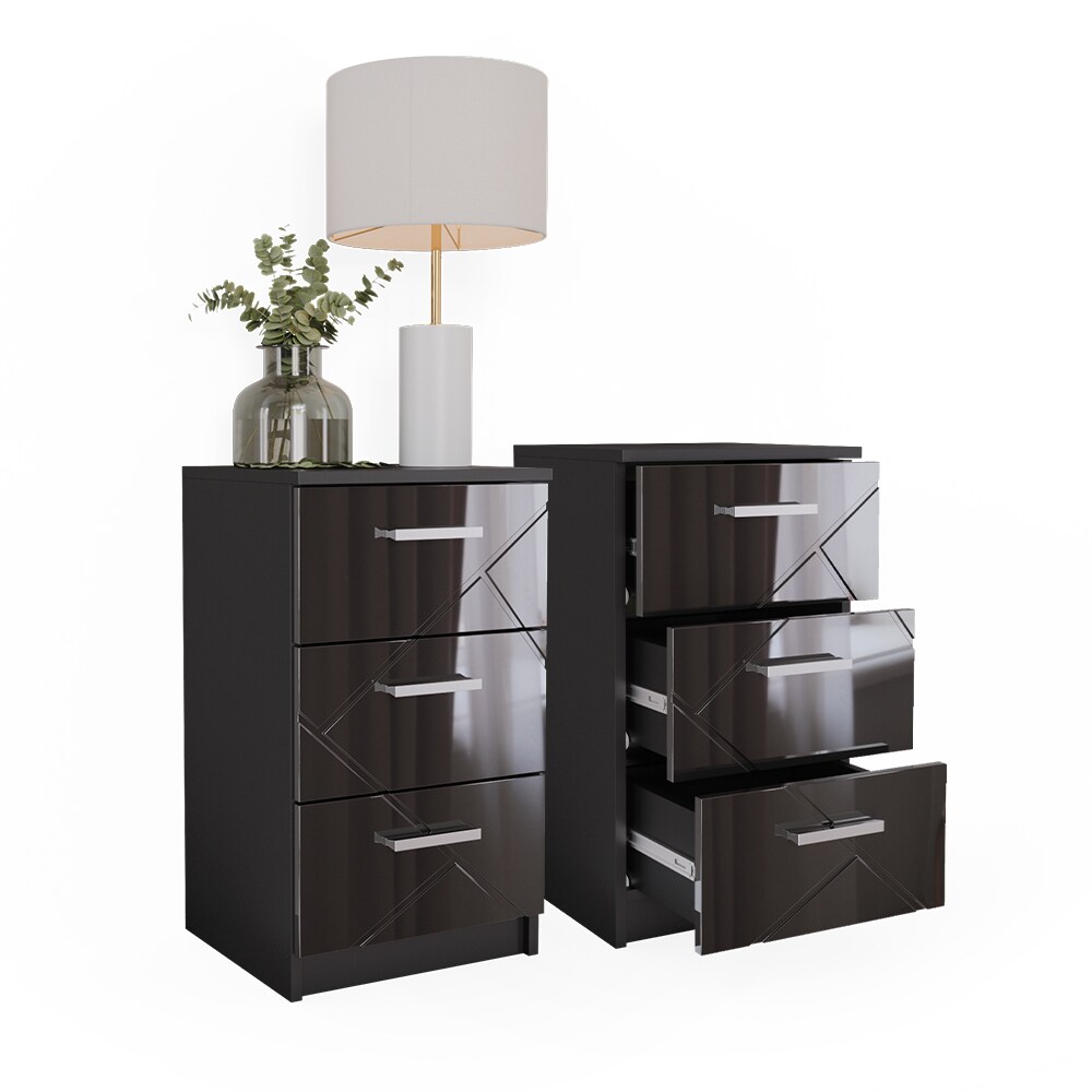 VidaXL Nachttisch Samt Dunkelviolett – 1 Schublade, Kompakt 40x35x40 Cm, Aus Kiefernholz & Samt