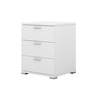 Vicco Nachtschrank Marseille 46,2 x 60 cm, Nachttisch mit 3 Schubfächer 