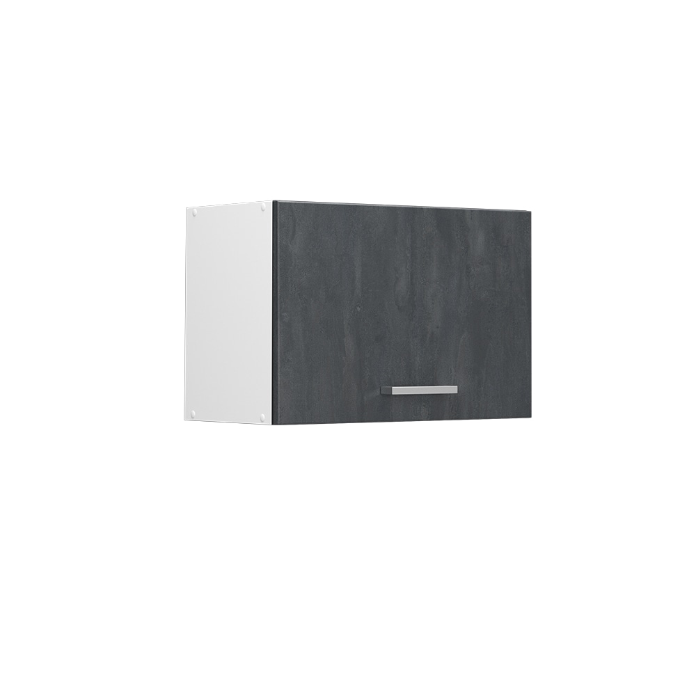 Vicco H&auml;ngeschrank R-Line Schwarz Beton Wei&szlig; 60 cm flach 