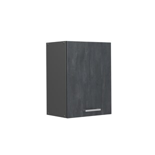 Vicco Hängeschrank R-Line Schwarz Beton Anthrazit 45 cm 
