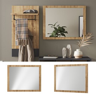 Vicco Wandspiegel Selena Eiche 70 x 55 cm 