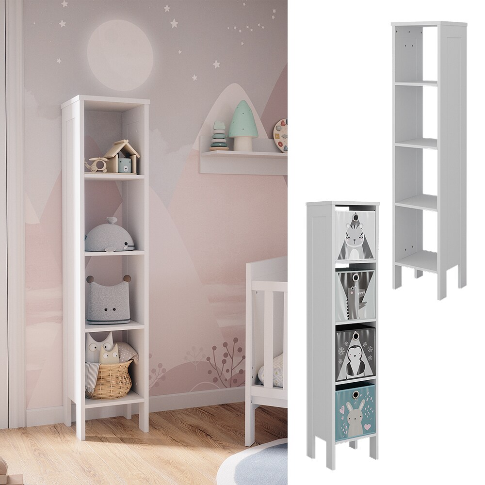 Vitalispa Kinderregal Ajaton Wei&szlig; 35,2 x 159,5 cm 