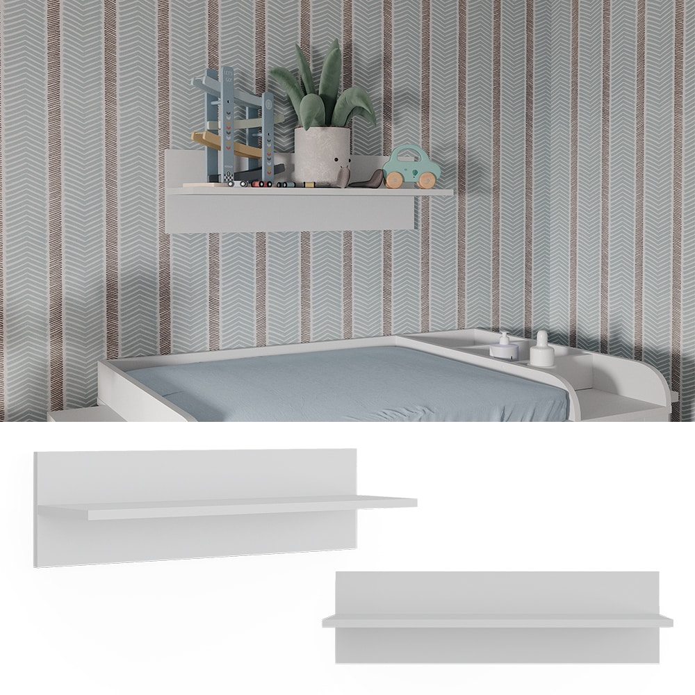 Vitalispa Wandregal Ajaton Wei&szlig; 70 x 20 cm 