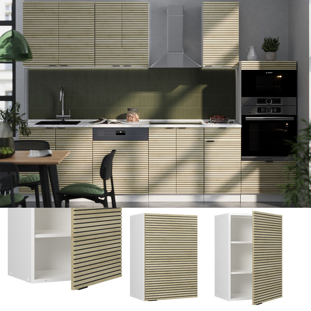 Vicco H&auml;ngeschrank Fame-Line Wei&szlig; Eiche gefr&auml;st 50 cm 