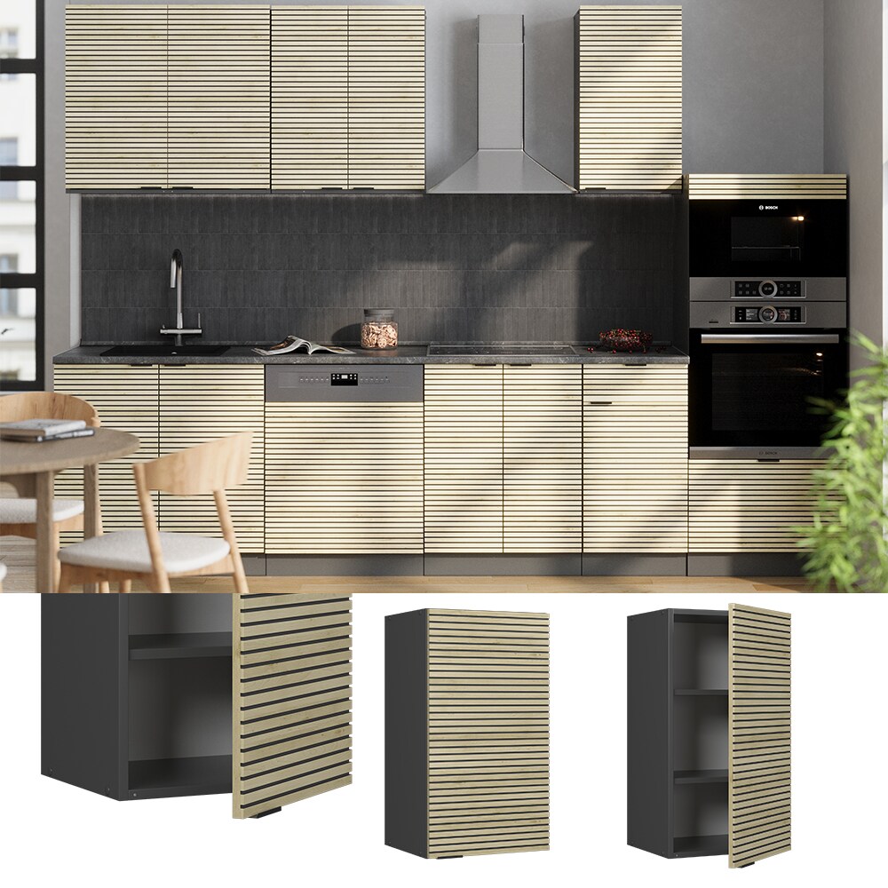 Vicco H&auml;ngeschrank Fame-Line Anthrazit Eiche gefr&auml;st 40 cm 