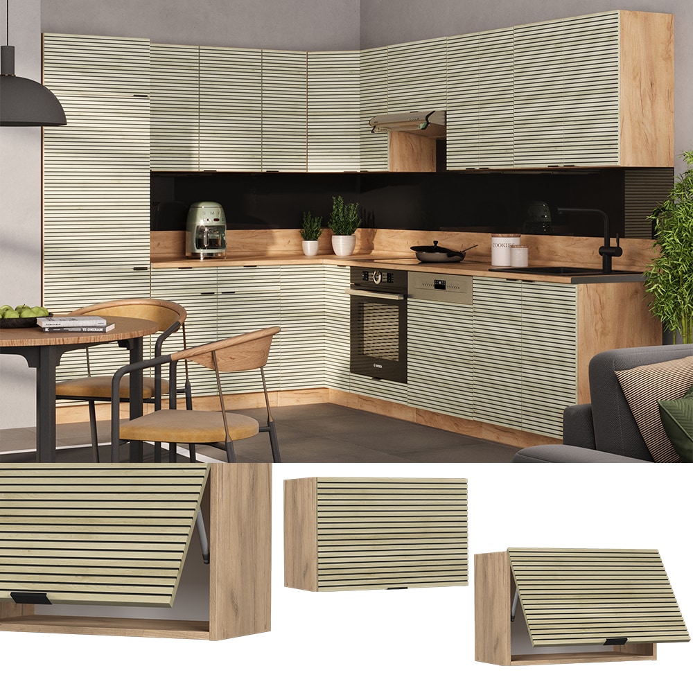 Vicco H&auml;ngeschrank Fame-Line Eiche gefr&auml;st 60 cm flach 