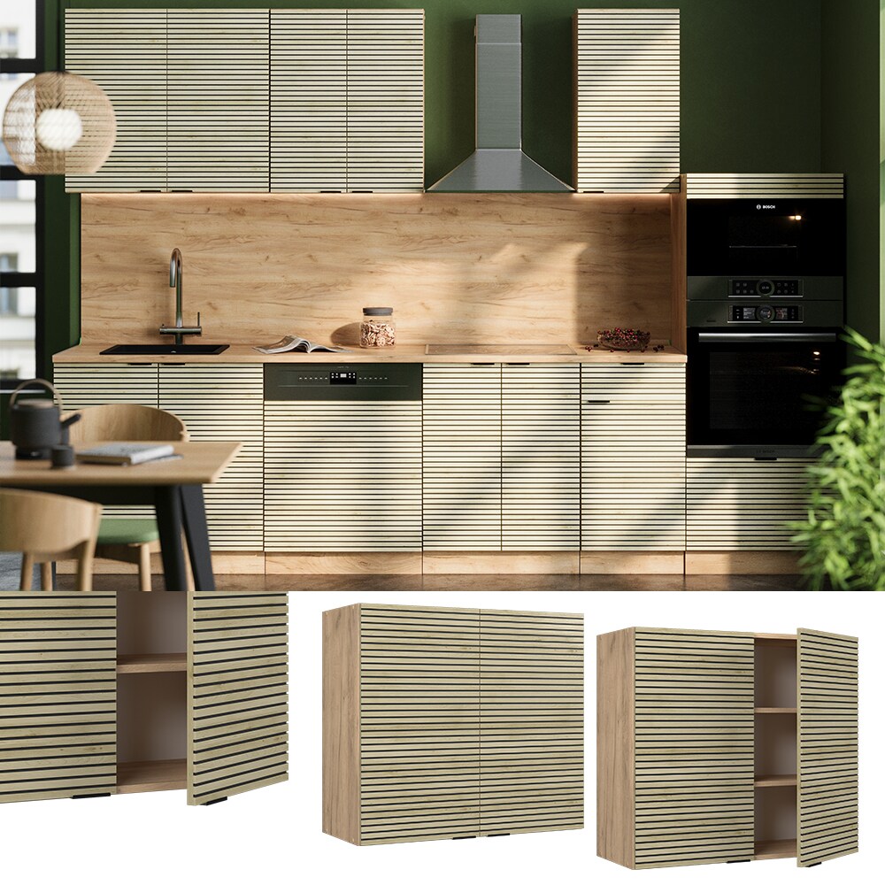 Vicco H&auml;ngeschrank Fame-Line Eiche gefr&auml;st 80 cm 