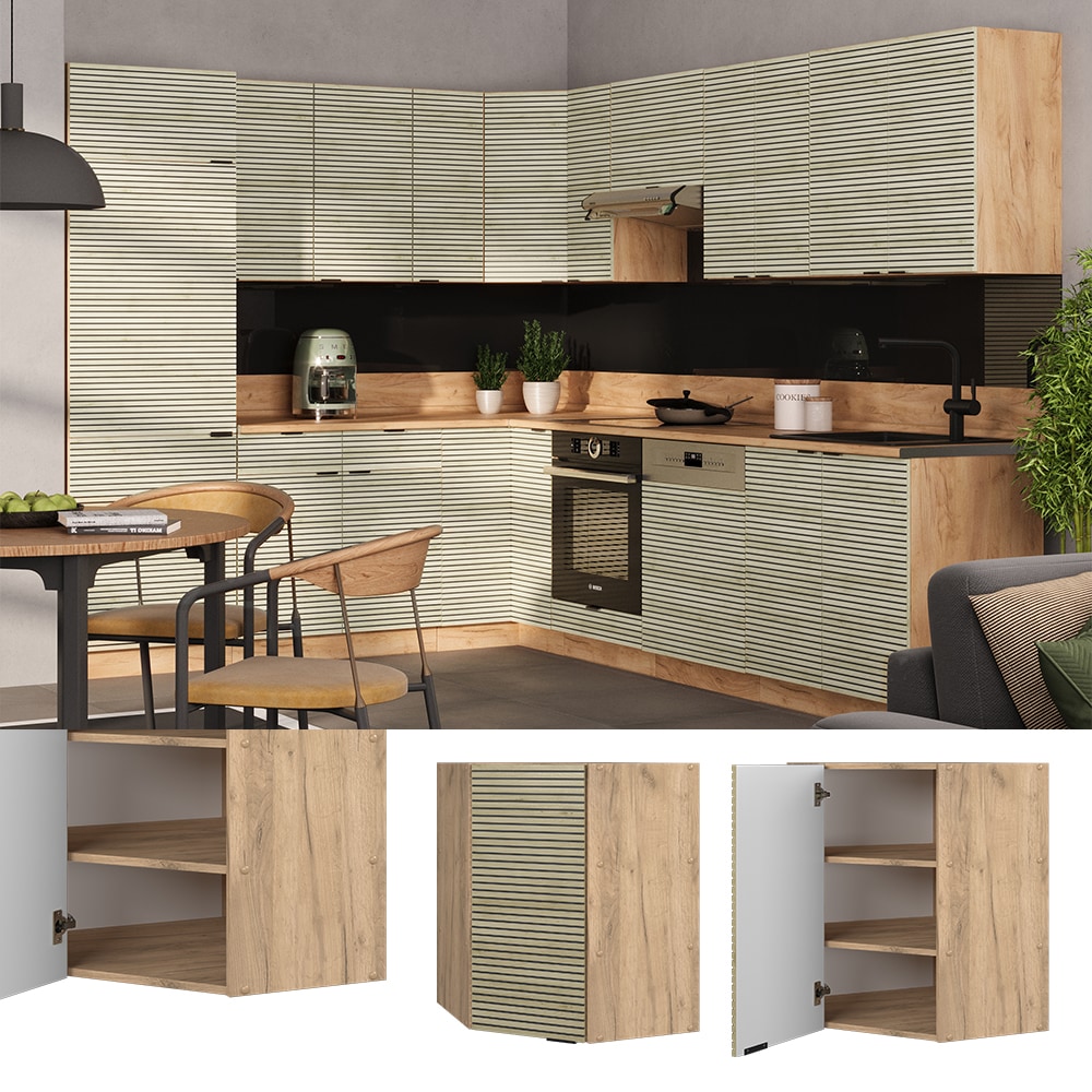 Vicco Eckh&auml;ngeschrank Fame-Line Eiche gefr&auml;st 57 cm 